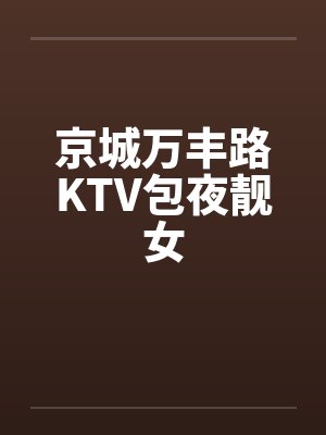 京城万丰路KTV包夜靓女笔趣阁无弹窗封面