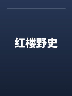 红楼野吏封面