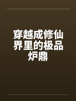 穿越成修仙界里的极品炉鼎by黎莞芝封面